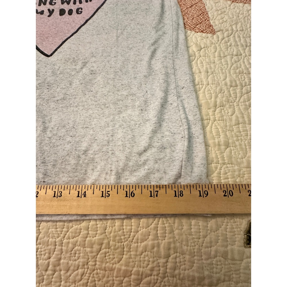 Bella+Canvas Womens Medium Hang With My Dog Graphic T-Shirt Casual Top - Picture 11 of 11
